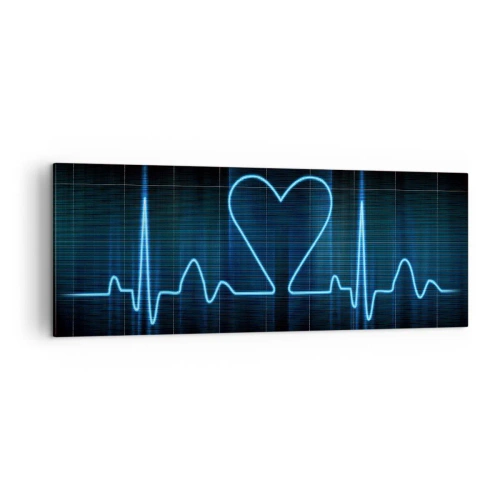 Vászonkép - A szív ritmusában - 140x50 cm