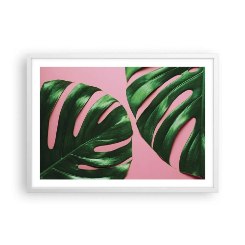 Poszter fekete keretben - Zöld rendez-vous - 70x50 cm