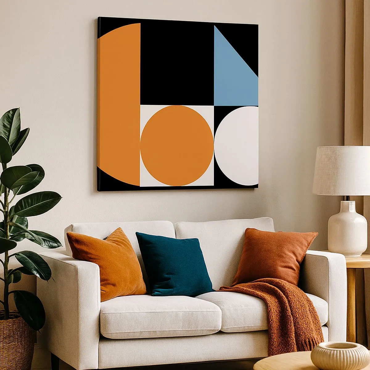 Vászonkép - Képletes rendszer - 30x30 cm