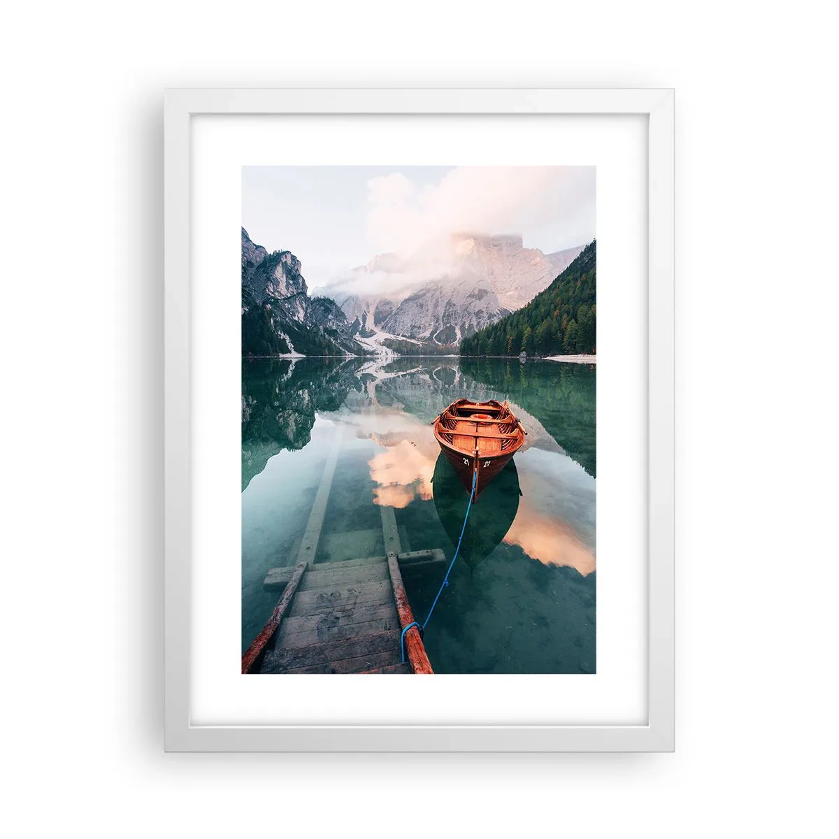 Poszter fekete keretben - A hegyek békés alvása - 30x40 cm