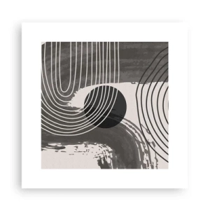 Poszter - Az ovális nyer - 30x30 cm