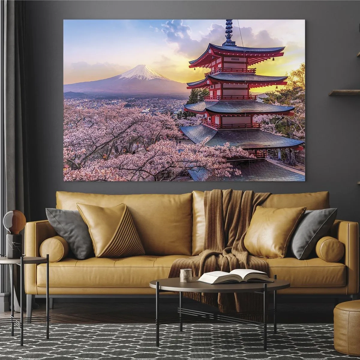 Üveg kép - A japán lélek lényege - 120x80 cm