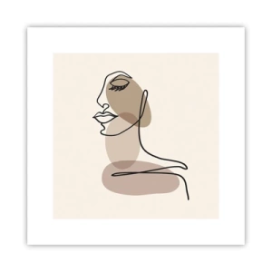 Poszter - Elveszve a saját hangjában - 30x30 cm