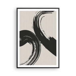 Poszter fehér keretben - Söprő és körkörös - 70x100 cm