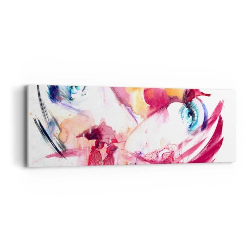 Vászonkép - A világ a közelségben virágzik - 90x30 cm