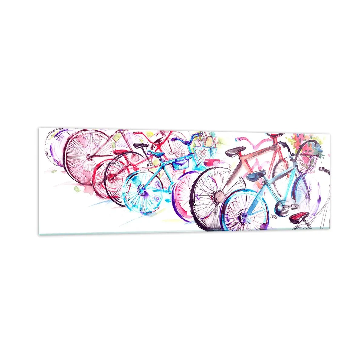 Üveg kép - Az Antymoto klub gyűlése - 160x50 cm