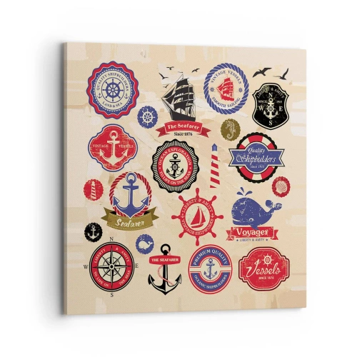 Vászonkép - Vitorlás testvériség - 70x70 cm