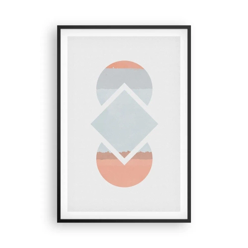 Poszter fehér keretben - A helyzet egyértelmű - 61x91 cm