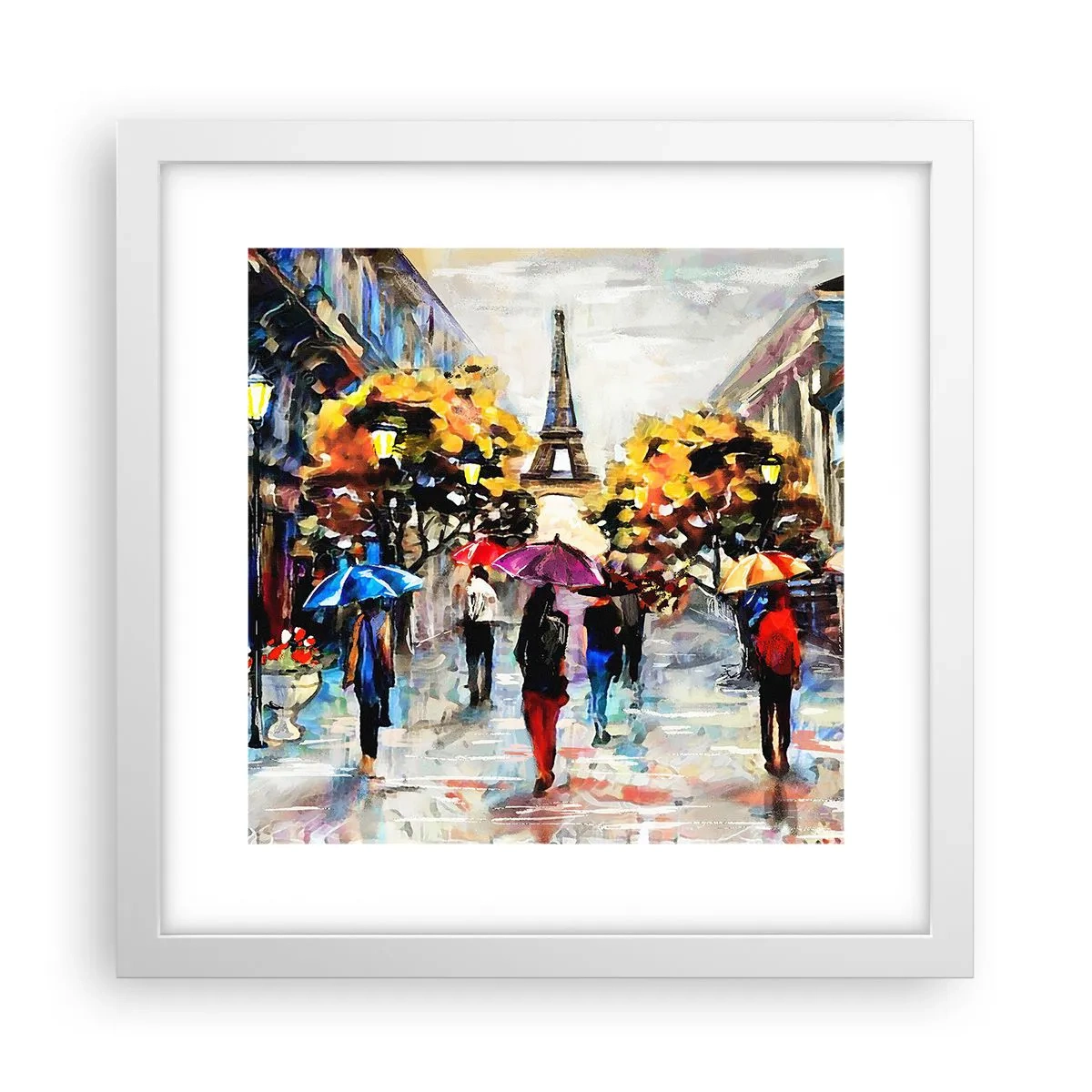 Poszter fekete keretben - Ősszel különösen szép - 30x30 cm