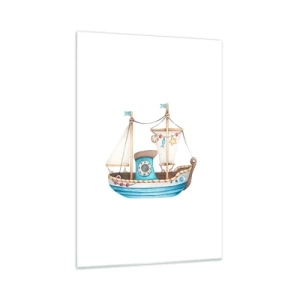 Üveg kép - Ahoj, kaland! - 70x100 cm