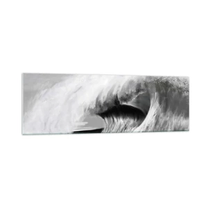 Üveg kép - Az óceán haragja - 160x50 cm