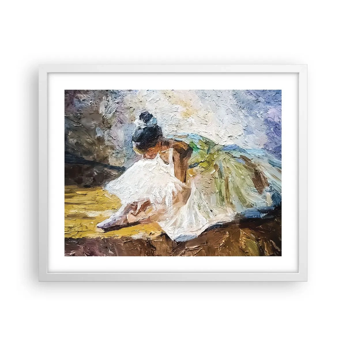Poszter fekete keretben - Degas festményéből - 50x40 cm