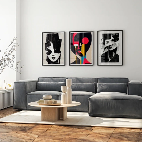 Cubist self-portraits - Inspiráció a nappaliba