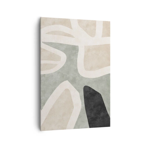 Vászonkép - Kompozíció fekete témával - 70x100 cm