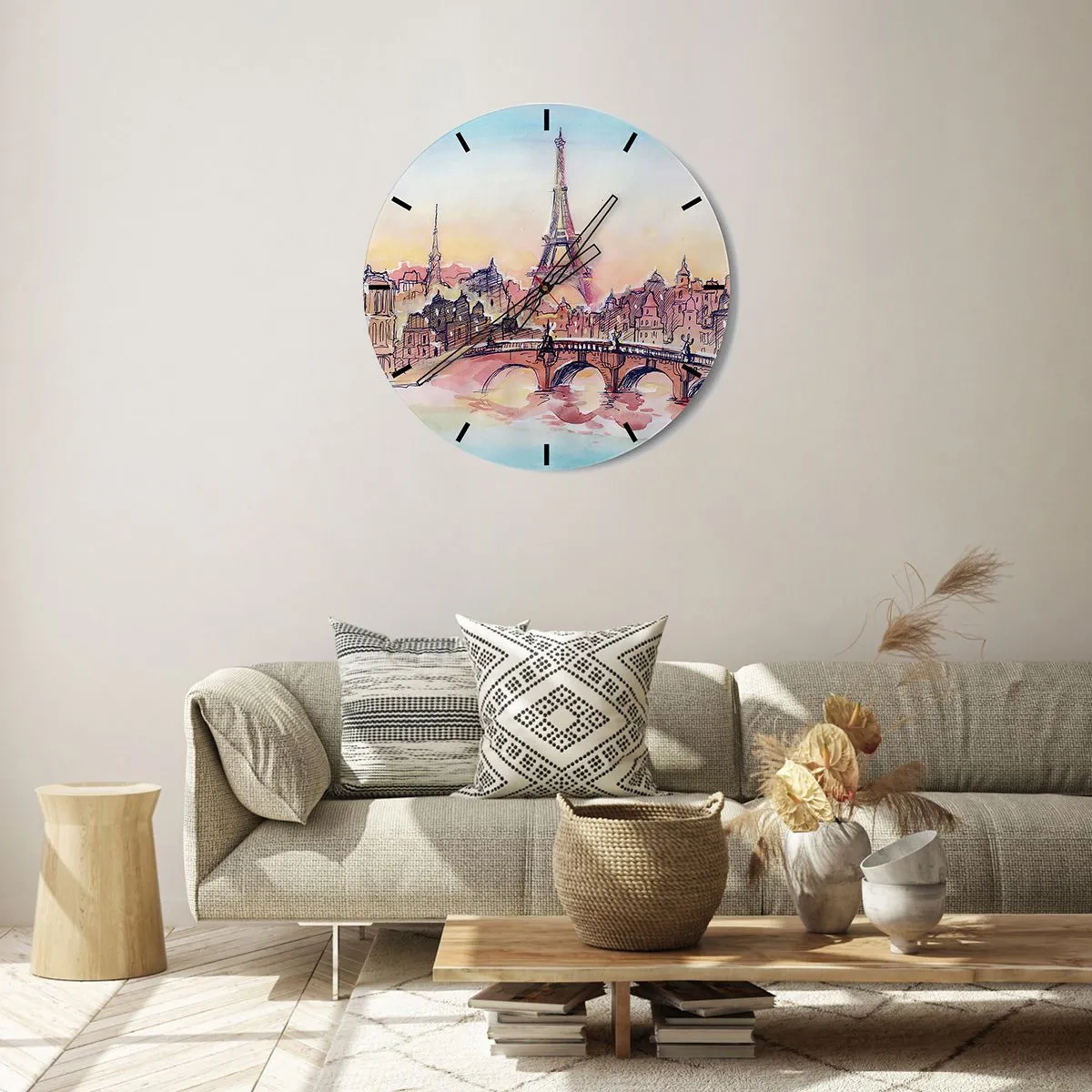 Falióra, Óra - Az egyetlen ilyen város a világon - 30x30 cm