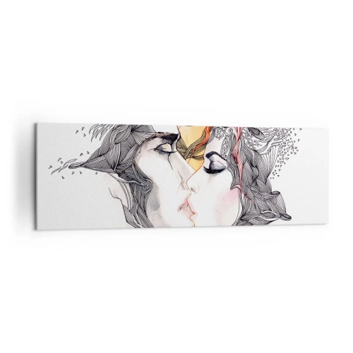 Vászonkép - A világ nem létezik - 160x50 cm