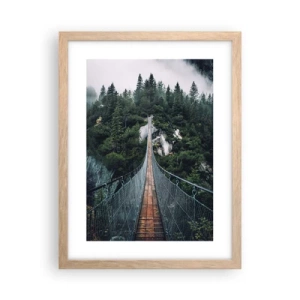 Poszter világos tölgy keretben - Csak a legjobbaknak - 30x40 cm