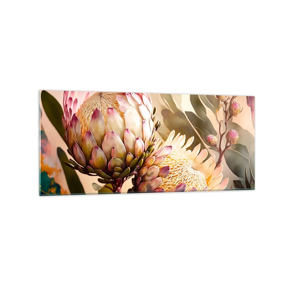 Üveg kép - Gyengéden átölelve - 120x50 cm