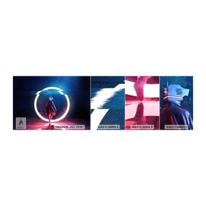 Fotótapéta Minta Öntapadós Deluxe Sticker - Világok között - Futurisztikus, Űrhajós, Világegyetem - 100x30 cm