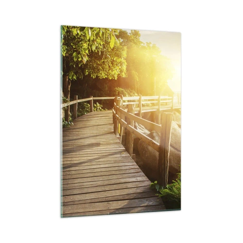 Üveg kép - Újabb kanyar, újabb csoda - 50x70 cm