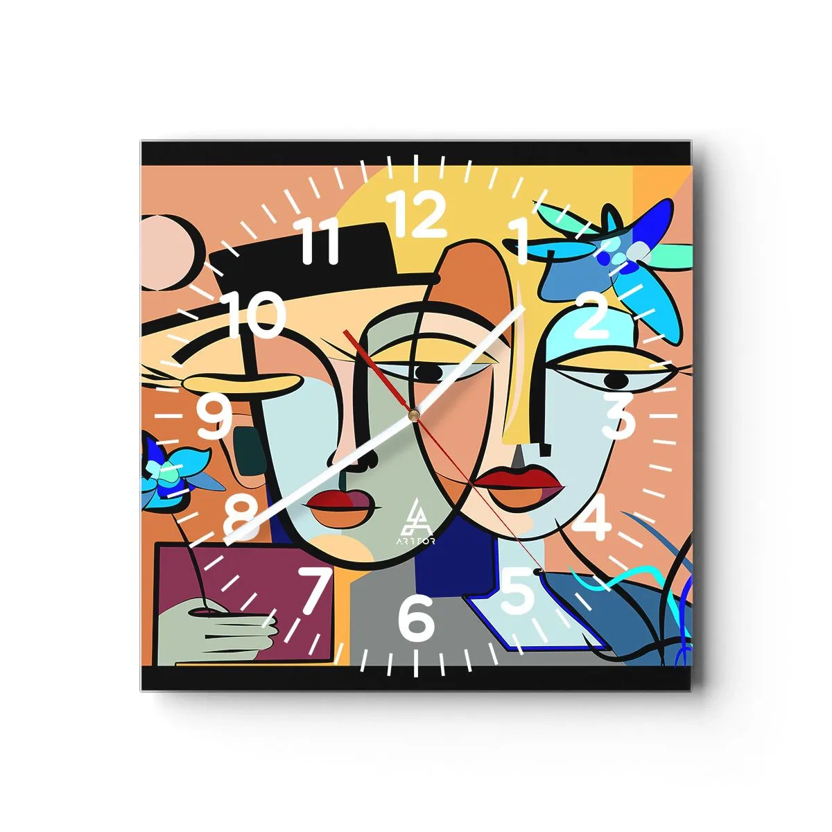 Falióra, Óra - Picasso randez vous - 30x30 cm
