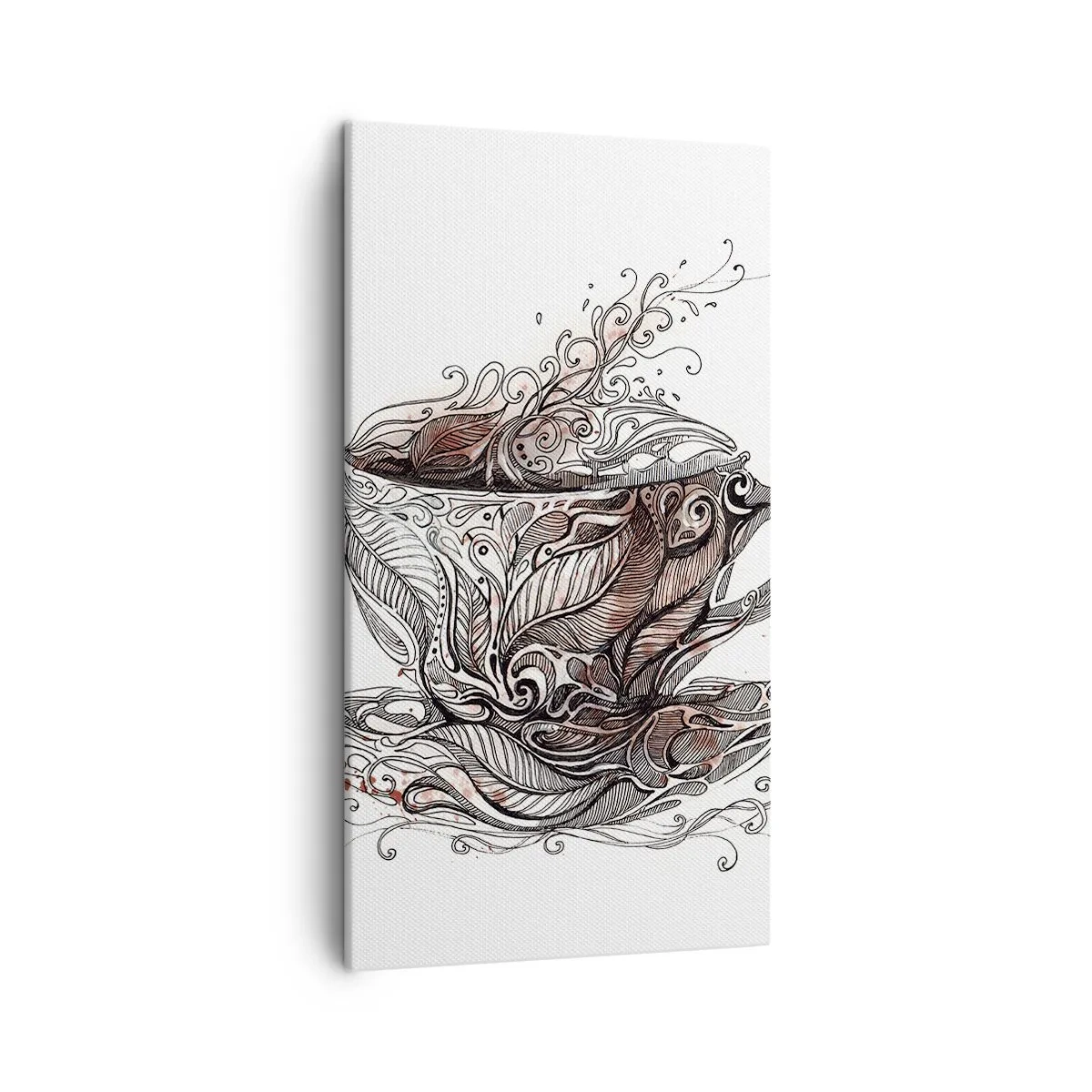 Vászonkép - Tea mindenre jó - 45x80 cm