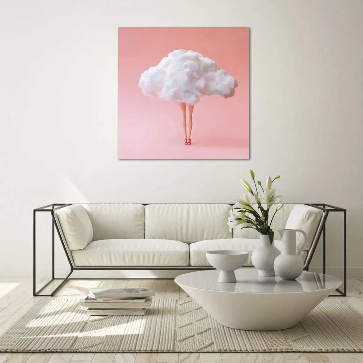 Üveg kép - Édes ígéret - 70x70 cm