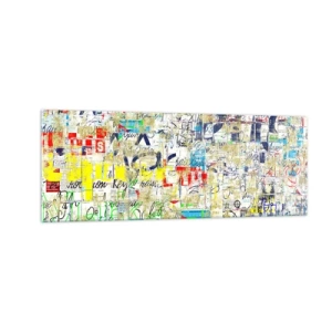 Üveg kép - Egyszerűen tetszik a szemnek - 140x50 cm