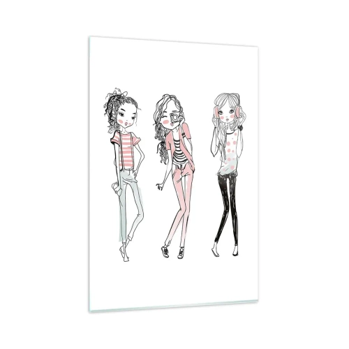 Üveg kép - Lesz, jó móka lesz - 80x120 cm