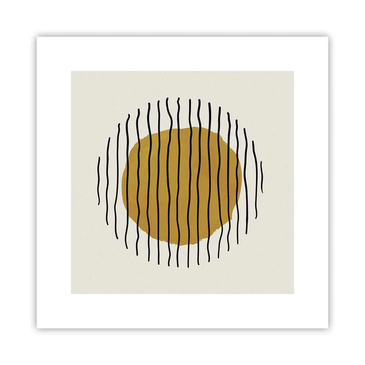 Poszter - A hőtől remegő absztrakció - 30x30 cm