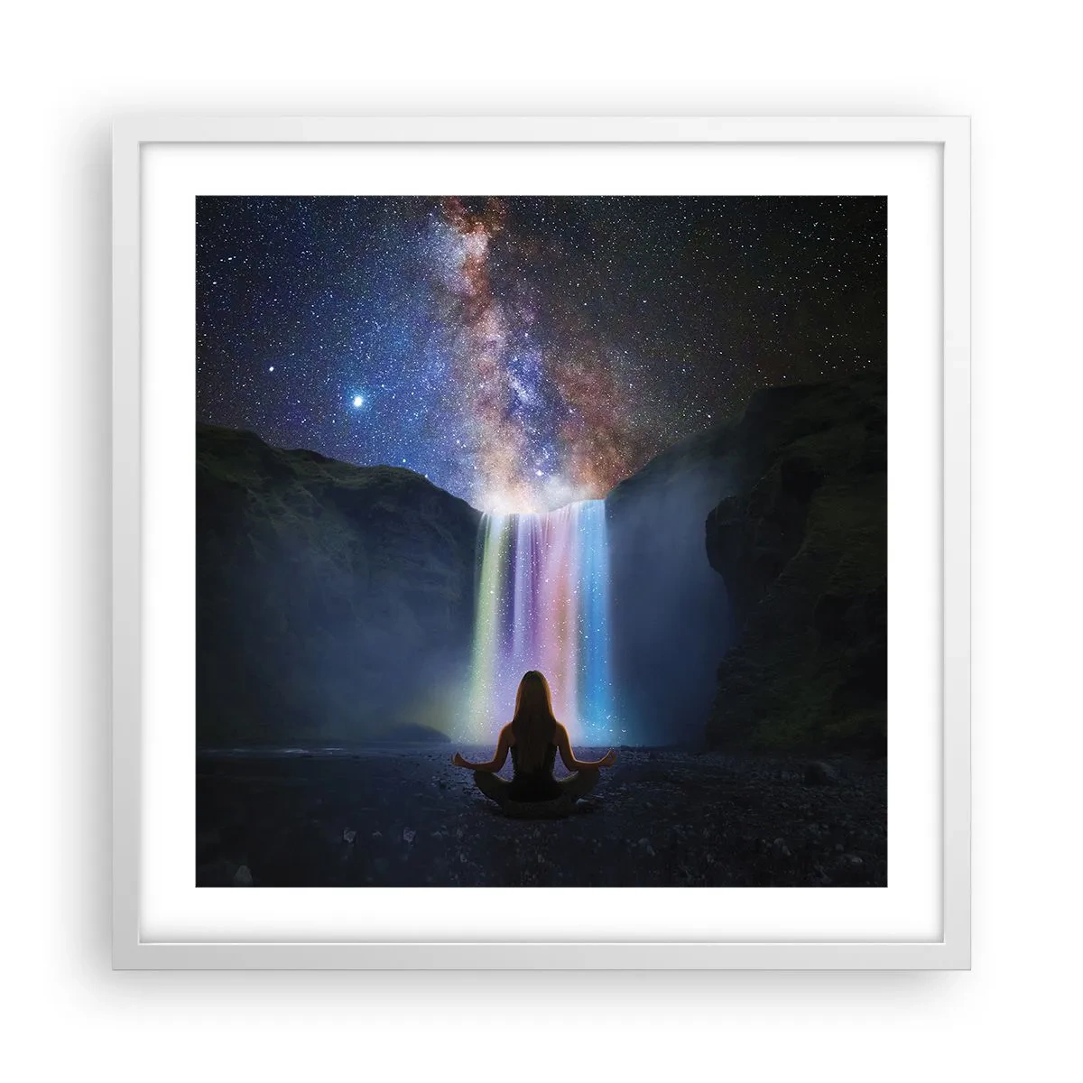 Poszter fekete keretben - Abszolút harmónia - 50x50 cm