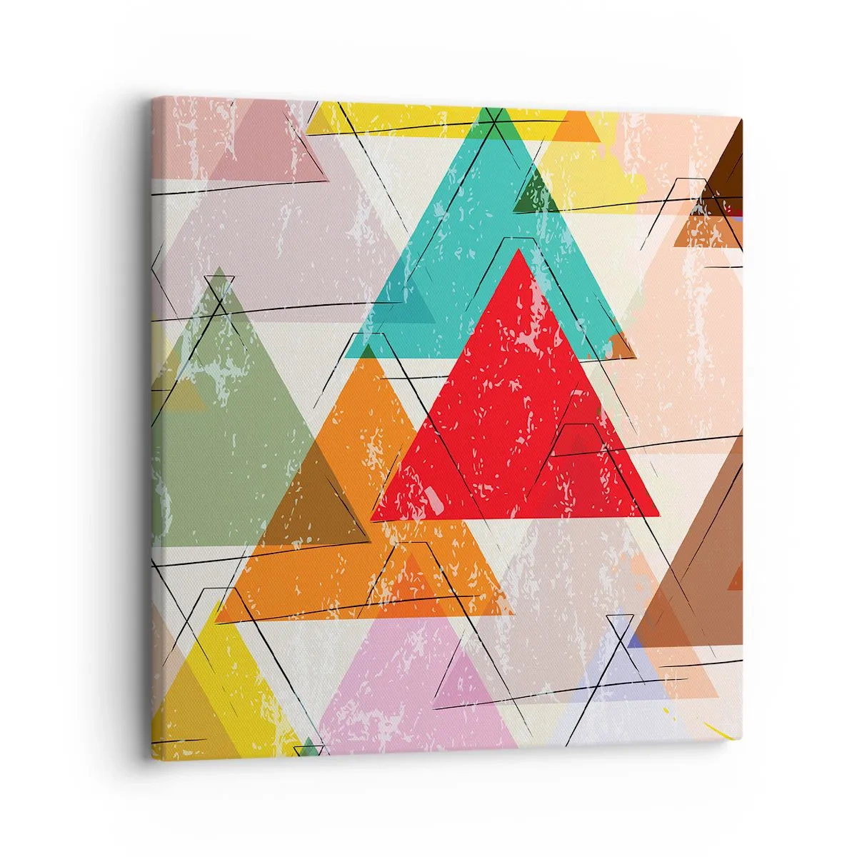 Vászonkép - Három-három - 30x30 cm