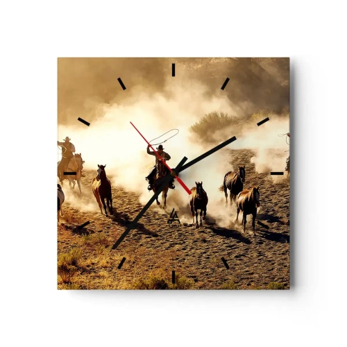 Falióra, Óra - Igazán vadnyugat - 40x40 cm