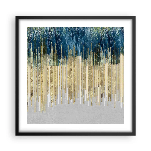 Poszter fehér keretben - Aranyozott határ - 50x50 cm