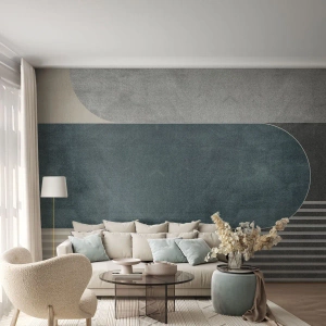 Öntapadós Fotótapéta Deluxe Sticker - Vízszintes kompozíció - Minimalizmus, Alakzatok, Pasztell - 150x105 cm