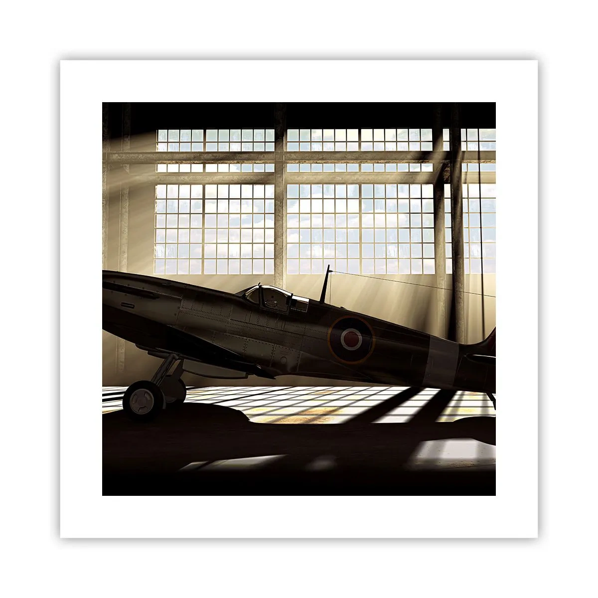 Poszter - Harcos pihenése - 40x40 cm