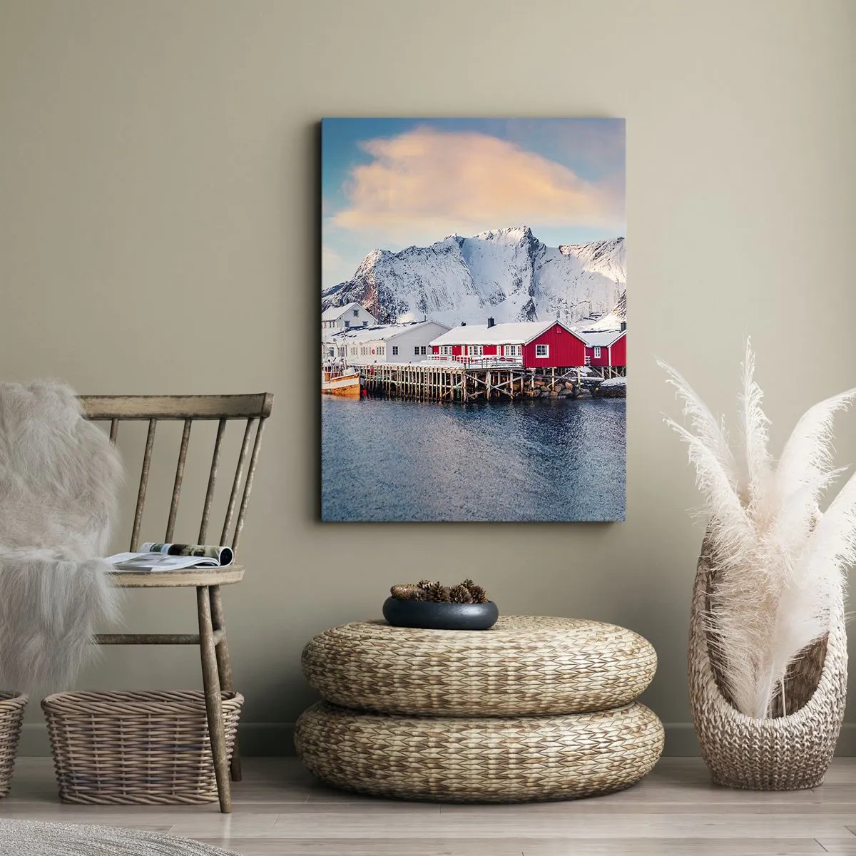 Vászonkép - Északi zug - 45x80 cm