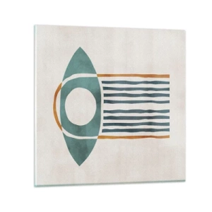 Üveg kép - Jelek és rituálék - 50x50 cm