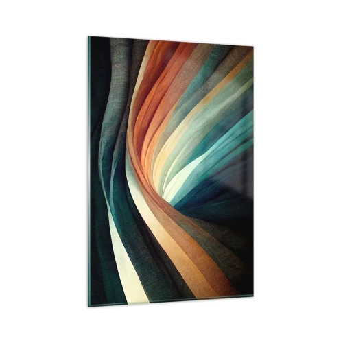 Üveg kép - Színekből szőtt - 80x120 cm