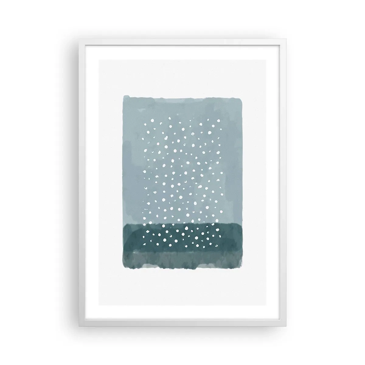 Poszter fekete keretben - Kéken nőtt - 50x70 cm