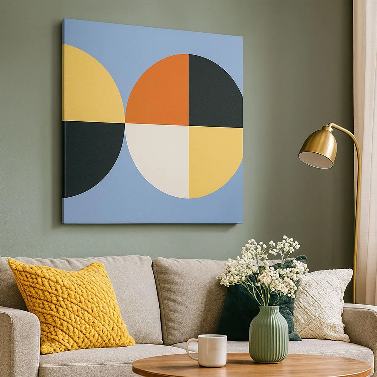 Vászonkép - Nézd és számolj - 30x30 cm