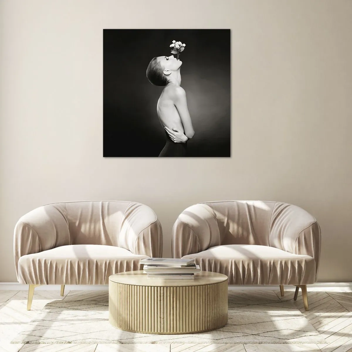 Üveg kép - Excentrikus elegancia - 40x40 cm