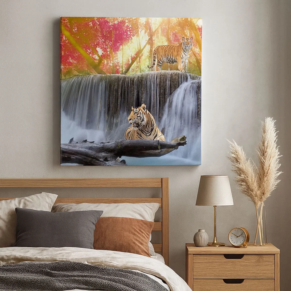 Vászonkép - Szürreális táj    - 30x30 cm