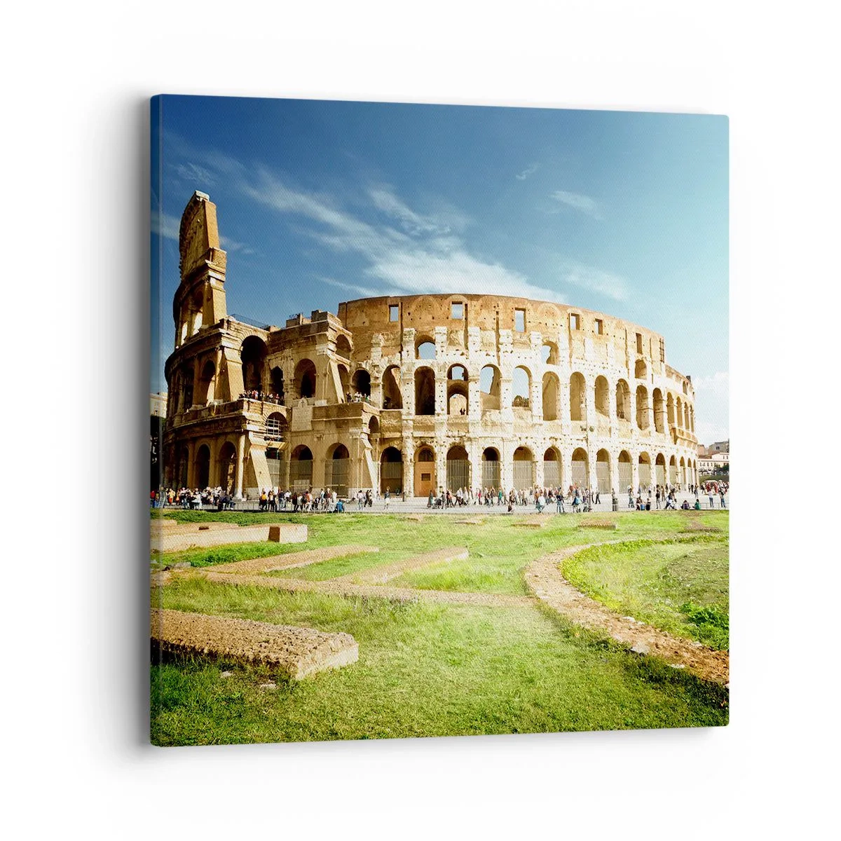 Vászonkép - Még mindig halljuk a pisztoly csörömpölését - 40x40 cm