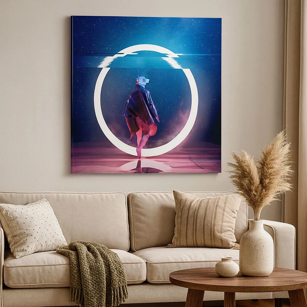 Vászonkép - Világok között - 30x30 cm