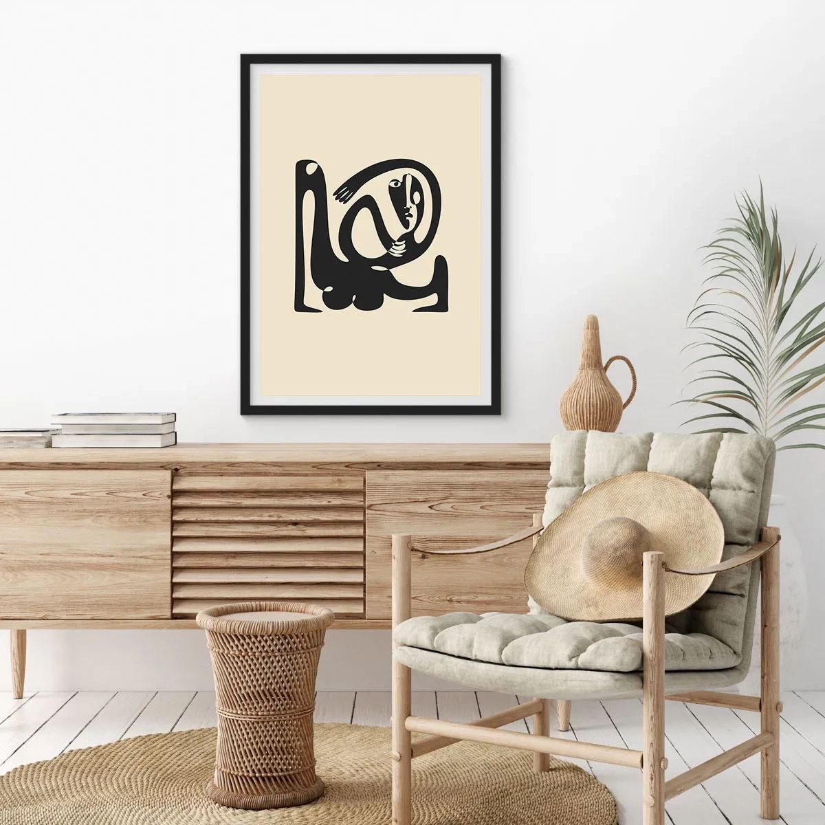 Poszter fehér keretben - Majdnem Picasso - 40x50 cm