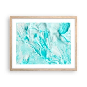 Poszter világos tölgy keretben - Örökké együtt - 50x40 cm