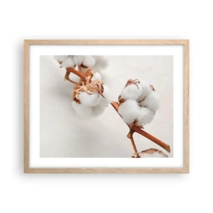 Poszter világos tölgy keretben - Csak ölelkezni - 50x40 cm