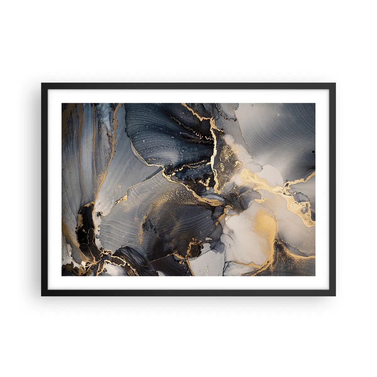 Poszter fehér keretben - Egy kő élete - 70x50 cm