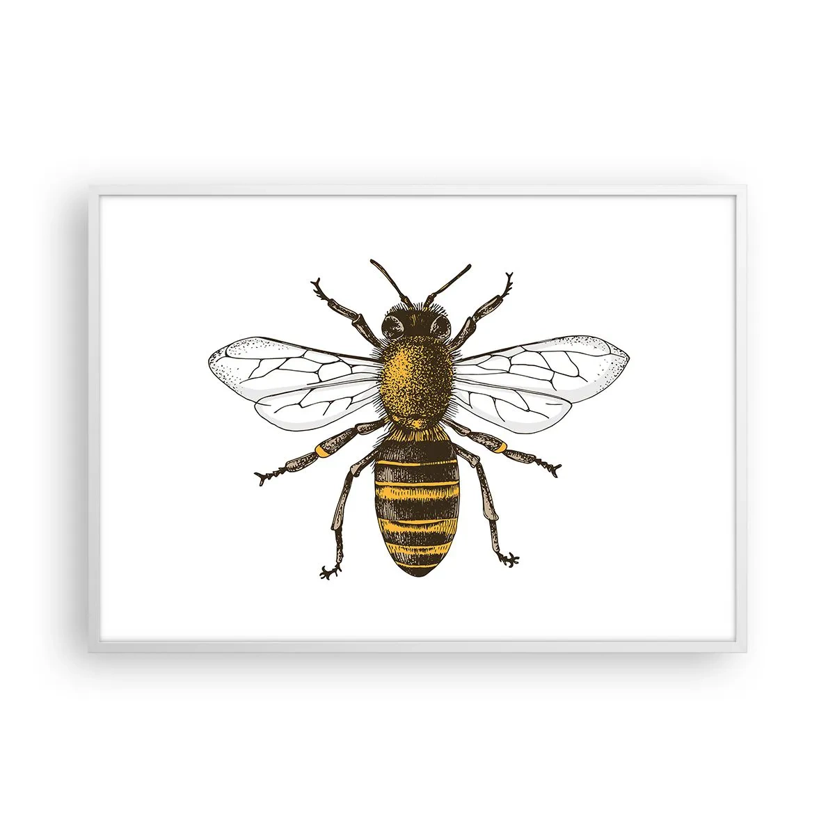 Poszter fekete keretben - Gyönyörű és jó - 100x70 cm